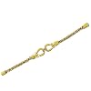 EDFORCE Stainless Steel White Clear CZ Chain Bracelet