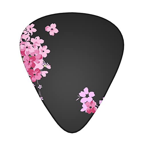 Ensemble de 12 médiators de guitare Beautiful Flowers pour guitare acoustique, guitare électrique, contrebasse, ukulélé - Les Beatles, Paul McCartney, John Lennon, RIngo Starr, George Harrison Ensemble de 12 médiators de guitare Beautiful Flowers pour guitare acoustique, guitare électrique, contrebasse, ukulélé
