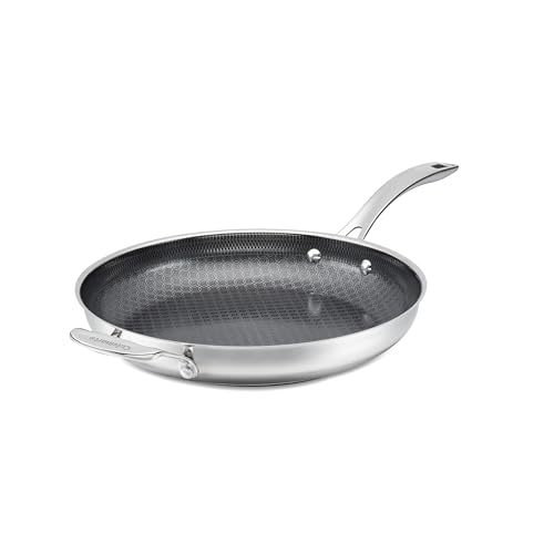 Image of Cuisinart FusionPlus Nonstick Stainless Steel Cookware, 12-Inch Skillet with Helper Handle, PFAS-Free PURELYSEAR Ceramic Technology, Scratch Proof, Cool Grip Handles, Dishwasher Safe, FPS22-30H