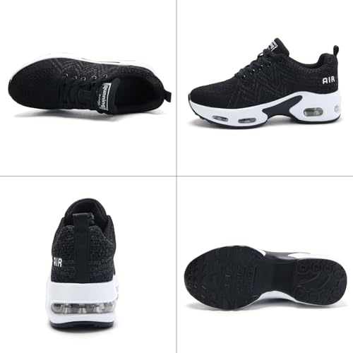Mjxwem Women Trainers Air Cushion Running Shoes Arch Support Memory Foam Comfort Sneaker - Image 3
