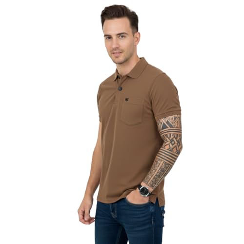 70% OFF Polo T‑Shirt for Men with Pocket – Lightweight Summer Collar Shirt (M‑3XL)