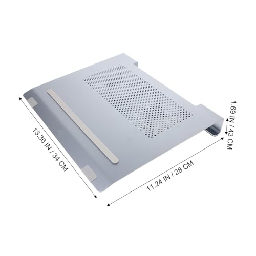 Base enfriadora para laptop con ventiladores, gris miniatura 2