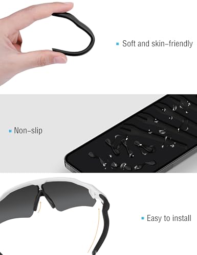 Image of Bowyer Replacement Rubber Kits Compatible with Oakley Radar EV Pitch OO9211 / Path OO9208 / Path Asian Fit OO9275 Sunglass