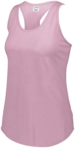 Augusta Sportswear Womens Lux Tri-Blend Tank, Dusty Rose Heather, S