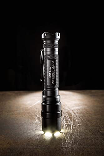 Surefire E2D Defender Ultra E2Dlu-A Dual-Output 1000 Lumens Tactical Led Flashlight Bundle With 4 Extra Cr123A Batteries And A Lightjunction Battery Case #TOP5