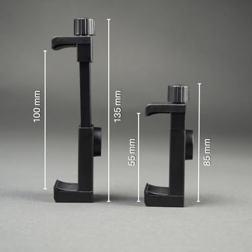 Kit Suporte de Celular Holder Encaixe com Rosca 1/4 Para Tripé Bastão Pau de Selfie Celular Smartpho
