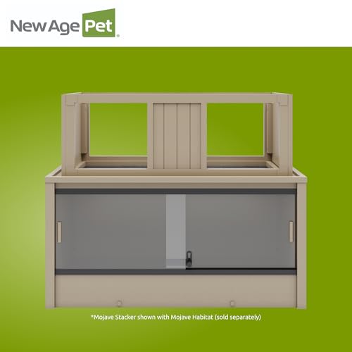 New Age Pet® Medium Maple Mojave Stacker for Reptile Habitats | 10 Year Limited Manufacturer's Warranty | Stackable Design, Accommodates Lighting Set-Up, 32.68" L x 14.3" W x 11.8" H by New Age Pet - Image 5