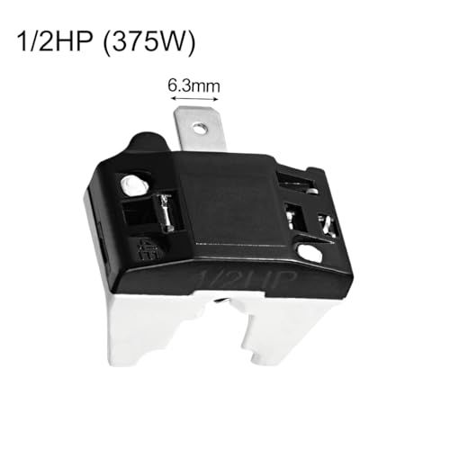 sourcing map Kühlschrank Überlastungsschutz Kompressor Ersatzteile Zubehör 1/2HP (375W)