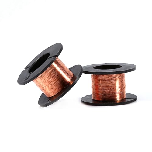 5pcs Magnet Wire, 0.1mm Enameled Copper Wire Winding Magnet Wire with 12meter Length for Mobile Phones Computers Laptops