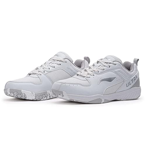 Image of Li-Ning Ultra Speed Badminton Shoe, White /Grey