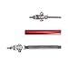 Edinstry Universal Adjustable Aluminum Alloy Front Bumper Lip Splitter Strut Tie Rod Bars 6