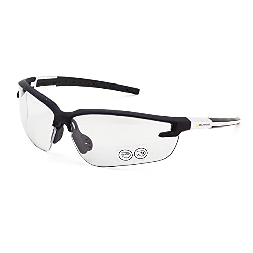 Delta plus - Gafa protección fuji2 clear policarbonato incolora gris/negro