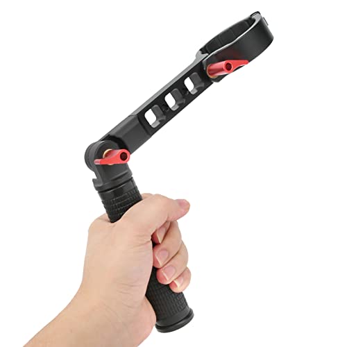 Adjustable Angle Stabilizer Sling Handle Grip for CRANE 2, Comfortable and Anti Slip, 3 1/4in Screws, Aluminum Alloy (Black) - Image 3