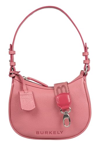 Burkely Shoulderbag Plenty Pink en cuir de qualité supérieure finition main