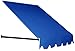 Awntech 4-Feet Dallas Retro Window/Entry Awning, 24 by 36-Inch, Bright Blue