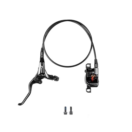 Meteorolite Zoom HB770 MTB Hydraulic Brakes Left Front 800mm Right Rear 1450mm Mountain Bike Hydraulic Disc Brakes 2-Piston Aluminum Alloy Bicycle Disc Brake for Fat Bike Road Bike