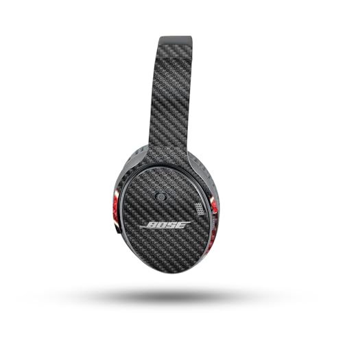 Image of MightySkins Carbon Fiber Skin Compatible with Bose QuietComfort 35 II Headphones - Hex Rays | Protective, Durable Textured Carbon Fiber Finish | Easy to Apply, Remove, and Change Styles