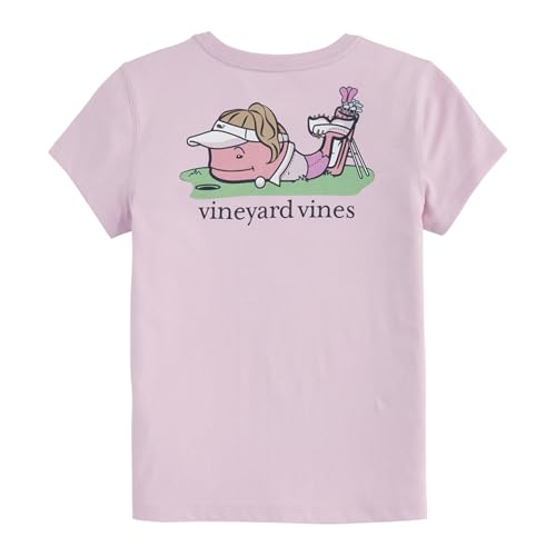 vineyard vines Girls' Golf Whale Short-Sleeve Pocket Tee