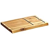 KESPER | Servierbrett mit Mulden, Material: Akazienholz, Maße: 37,5 x 24 x 2,5...