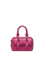 Dr. Martens Mini Top Handle Bag, Fuchsia Pink Smooth Kiev Leather
