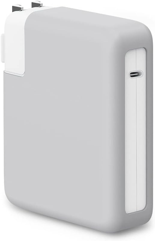Soft Silicone Power Adapter Sleeve Case for 2021 2022 2023 MacBook Pro 16 inch A2485 M1 A2780 M2 Chip Charger Protective Cover (140W), Grey (B0CQXQ4T6N) Amazon Price History, Amazon Price Tracker