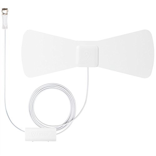 Antop AT-105B Indoor TV Antenna - With Inline Smart Pass Amplifier- 30/45 Mile