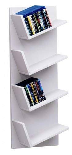 VCM  CD/DVD-Regal „Lansi“ Weiß - 4