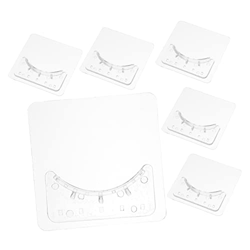 Shower Curtain Rod Holders 30 Pairs Shower Curtain Rod Bracket Retainer Holder Shower Rod Holder Wall-Mounted Holder Plastic Transparent Shower Rod Holders For Wall #TOP5