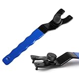 KINMINGZHU Adjustable Pin Wrench for Angle Grinder Machine,Grinder Spanner ​Wrench (Blue)