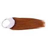 MAGICLULU 30 Stück Haartest mit Weichen Natürlichen Haarsträhnen aus Kunststoff und Eisen für Friseure und Haarsalon zum Üben Verschiedener Färbetechniken