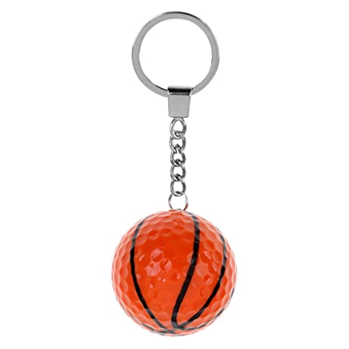 Llavero de golf de caucho sintético resistente para colgar en cartera 5