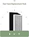 04383 Filter Replacement Compatible with Hamilton Beach 04383, 04384, 04385 Air Purifier, 1 True HEPA Filter & 4 Carbon Filters, Part# 990051000