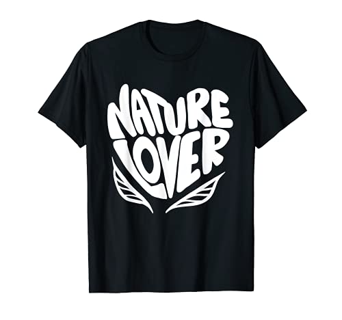 Naturaleza Amante Corazón Linda Natur Camiseta