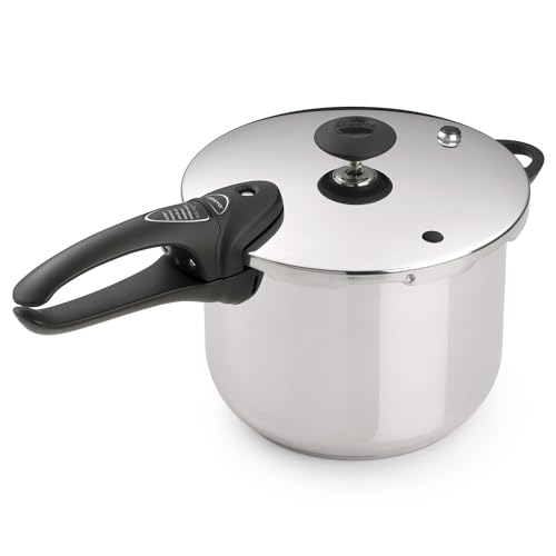 Presto 01365 6-Quart Stainless Steel Pressure Cooker