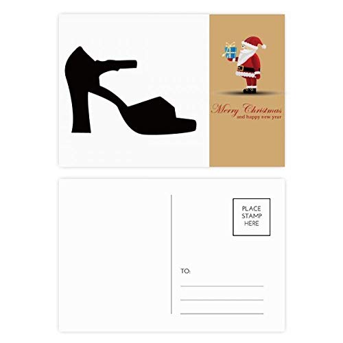 Cartes postales silhouettes talons hauts lot de 20 pour femme
