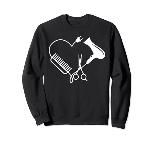 Hairdresser Hairdresser Salon Barber Hairstylist Hairdresser Gift Sweatshirt, Black