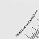 Körperfett-Messschieber-Hautfalten-Tester, 2-teiliges persönliches Körperfett-Messgerät zur genauen Messung der Fitness, Messung der Hautfalten(Weiß)