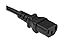 SF Cable 6ft South Africa Smaller 3-pin Plug to IEC C13 Power Cord