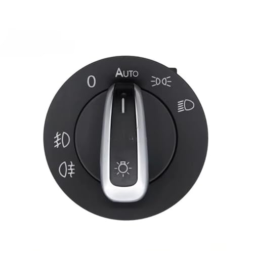 Headlight Switch Compatible with VW for Touran 2006-2015 for Sharan 2011-2015 Car Headlight Switch Fog Lights Control OEM:5ND941431B