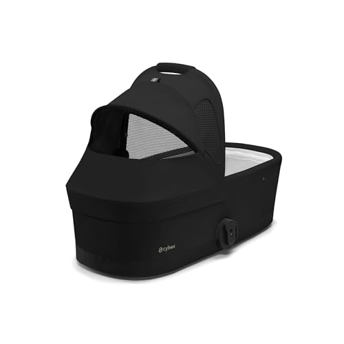 Cybex Navicella Gold Cot S, Dalla Nascita A Circa 6 Mesi (Max. 9 Kg), Per Cybex Avi Spin E Eezy S Twist +2, Moon Black - 3