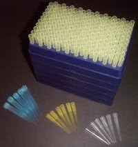 152143 PT# 152143- Tip Pipette Plastic 1-200ul Universal Chemistry Yellow 1000/Ca by, Globe Scientific Inc.