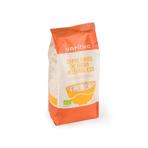 Veritas Copos Finos De Avena integral, 500g ecológicos