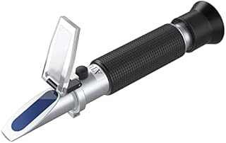 AUTOUTLET Refractometer Saltwater Aquarium for Seawater,Pool,Tank,Testing,Marine Fishkeeping, 0-100PPT & 1.000-1.070 Salinity Tester with ATC Function Hydrometer Specific Gravity Salinity Meter Kit