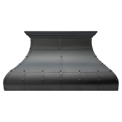 Image of SINDA Copper Range Hood with Internal Motor, Lighting and Baffle Filter, 48 inchW x 24 inchH, Wall Mount, Oil Rubbed Bronze, In Stock