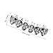CLISPEED Cross Rhinestone Mouth Grills Silver Plated Fake Hip Hop Dental Grill Accessories for Men Women Party Fashion Socket