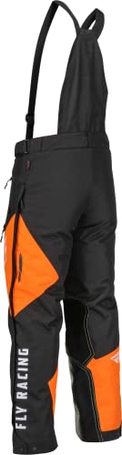 Fly Racing 2023 SNX Pro Snow Bike Pants (Orange/Grey/Black, Small)