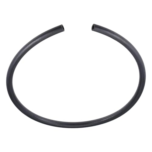 TOP-VIGOR Tuyau d'huile lubrifiante, 10 mm x 17 mm x 1 m, tuyau en caoutchouc pour irrigation, petit équipement, extérieur, jardin, tuyau d'eau, noir