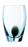 4 Gläser, hohe Form Luminarc 2000659 Glas Drip hoch 350 ml, 4 Stück, schwarz