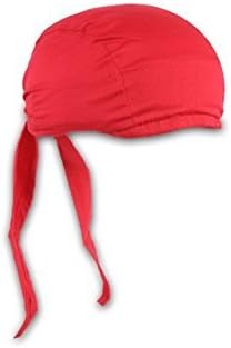 New Sport Head Wrap Du-Rag - Various Colors, Red