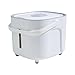 Dog Food Storage Container, Cat Puppy Food Bin,Portable Handle,with Lid Multipurpose Pet Food Dispenser Airtight for Dry Food, L